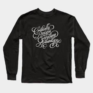 Critically Reason Everything Around Me (CREAM) - White Long Sleeve T-Shirt